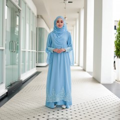 Jubah Najla - Baby blue