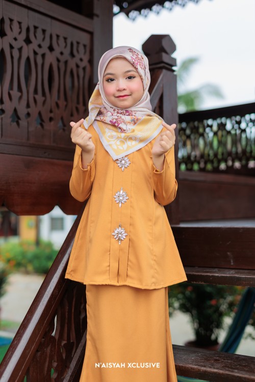 Kebarung Dahlia Kids - Honey Mustard