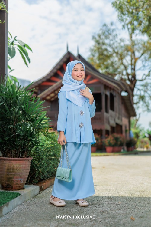 Kebarung Dahlia Kids - Sky Blue