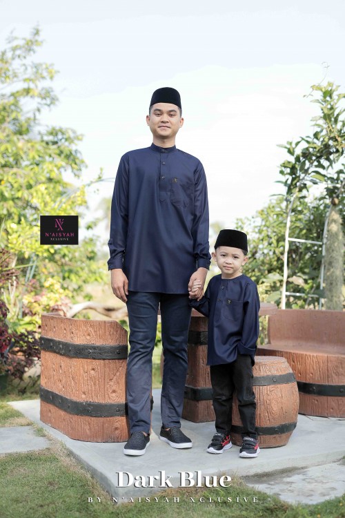 Kurta Ziyyad Dewasa - Dark Blue