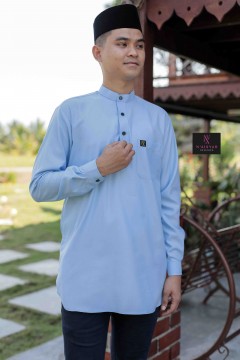 Kurta Ziyyad Dewasa - Baby Blue