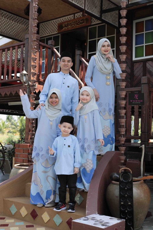 Kurta Ziyyad Dewasa - Baby Blue