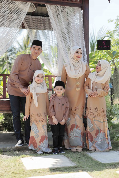 Kurta Ziyyad Dewasa - Light Brown