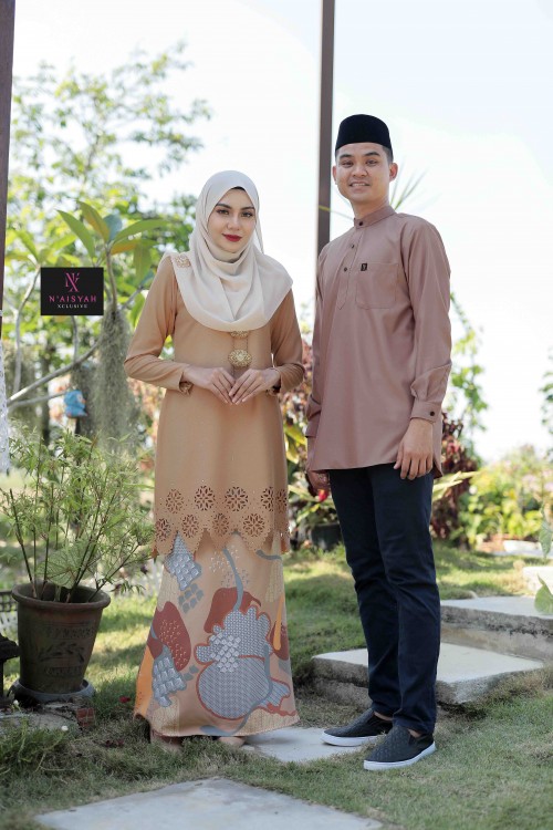 Kurta Ziyyad Dewasa - Light Brown