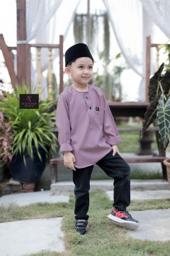 Kurta Ziyyad Kids - Light Lavender (S-M)