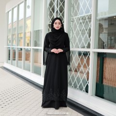 Jubah Najla - Black