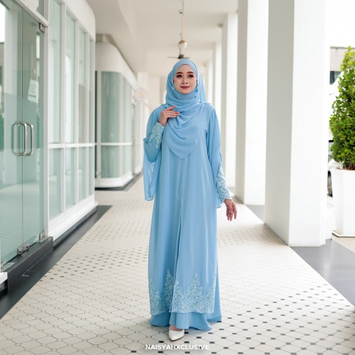 Jubah Najla - Baby blue