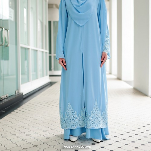 Jubah Najla - Baby blue