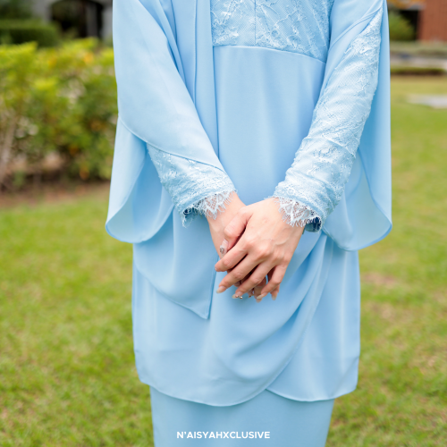 Kurung Athelia - Baby Blue