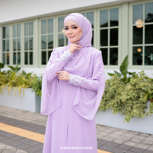 Jubah Najla - Lilac