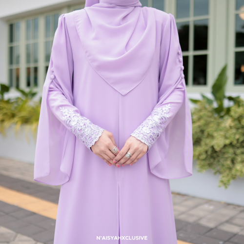 Jubah Najla - Lilac