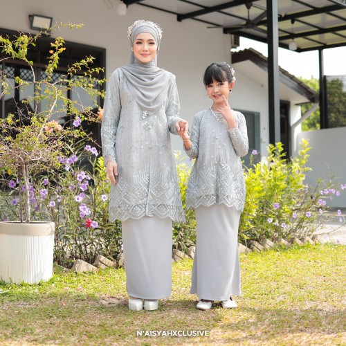 Dinda - Silver Grey (8-12)