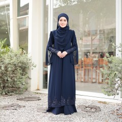 Jubah Najla - Navy Blue