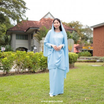 Kurung Athelia - Baby Blue