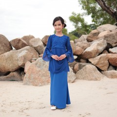 Kurung Athelia Kid - Royal Blue