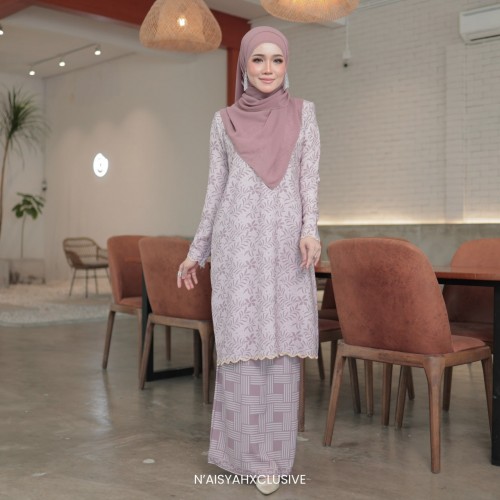 Kurung Juwita- Dusty Purple