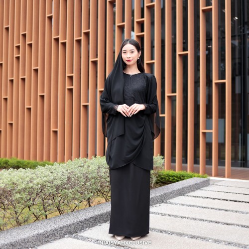 Kurung Athelia - Black